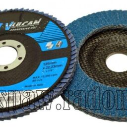 Ściernica lamelkowa cyrkon fi 125x22 gr 80 Vulcan NORTON (N0136) - zdjecie numer 1