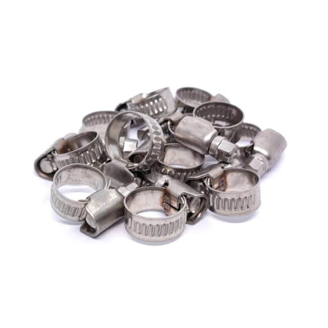 Zacisk ślimakowy (obejma, opaska) na węże przemysłowe W2 nierdzewny - zdjecie numer 1