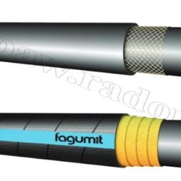 Wąż do wody przemysłowej i sprężonego powietrza (guma czarna) FAGUMIT AQUAR PRO (typ-1 /klasa C) - zdjecie numer 1