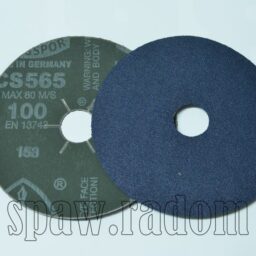 Krążek fibra CS 565 fi 125 x 22 stal nierdzewna KLINGSPOR - zdjecie numer 1