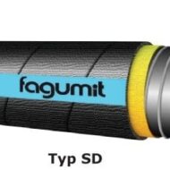 Wąż do pary 165°C (guma czarna) + ssawno tłoczny SD FAGUMIT VAPOR 165 - zdjecie numer 1