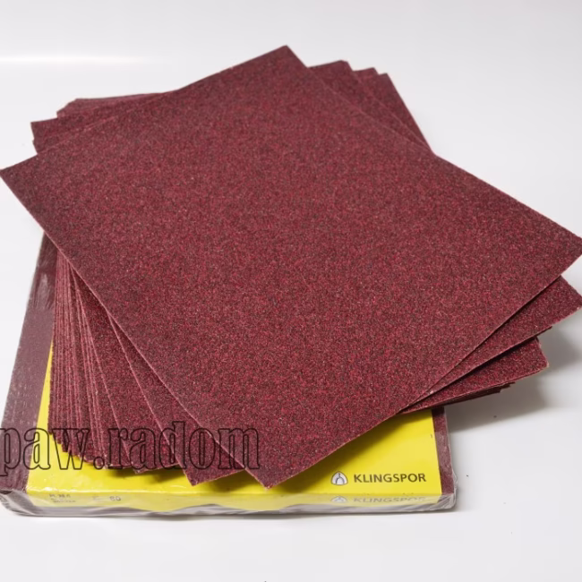 Papier ścierny w arkuszu 280x230 PL 28 C drewno/farby KLINGSPOR - zdjecie numer 1