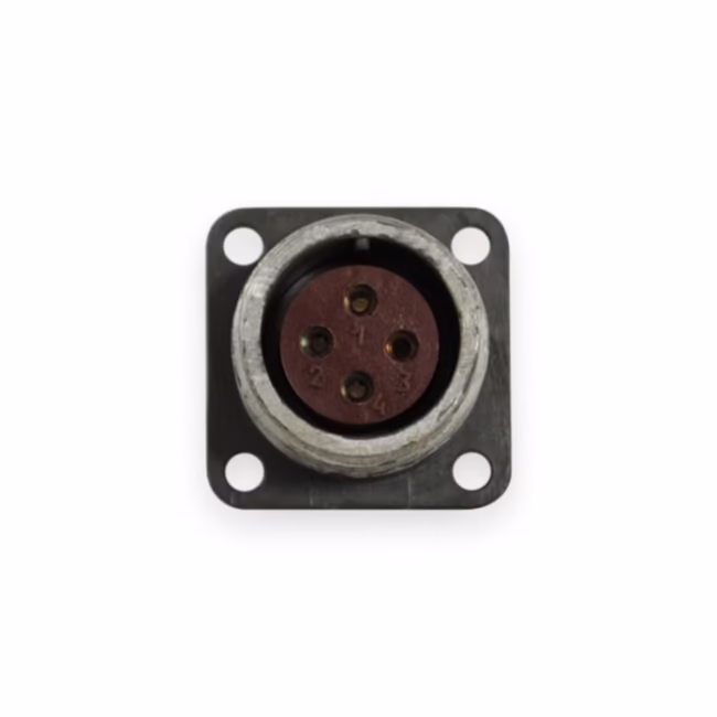 Gniazdo sterowania (żeńskie na urządzenie) 4pol SzR kpl. (NV4724) - zdjecie numer 1