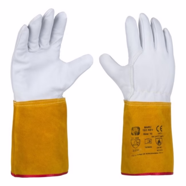 Rękawice ochronne spawalnicze MANU TEC KEV nr 11 (IM6610) - zdjecie numer 1