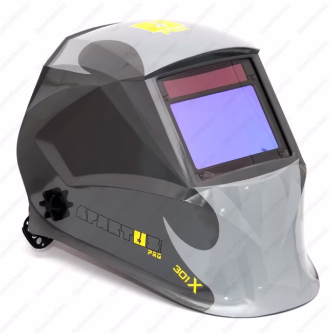 Przyłbica automatyczna SPARTUS Pro 301X szara 4 sensory 100x65mm 4-13DIN (NV0147) - zdjecie numer 1