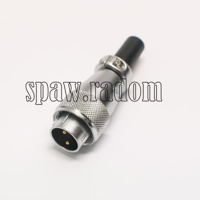 Wtyczka sterowania (męska na kabel) 2pol (IM0058) - zdjecie numer 1