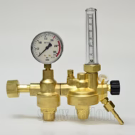 Reduktor dwustopniowy z rotametrem do azotu 2RBAz-0,3R PERUN (PER1237) - zdjecie numer 1