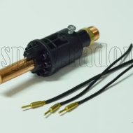 Wtyk Euro do uchwytów TIG oraz uchwytów do cięcia plazmą gaz 1/4" korpus (PL0415) - zdjecie numer 1