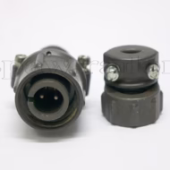 Wtyczka sterowania (męska na kabel) 2pol SzR (IM0056) - zdjecie numer 2