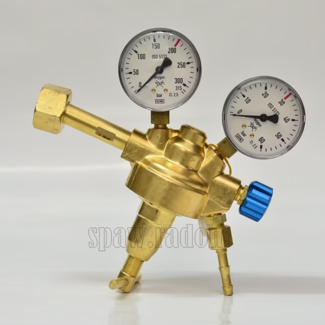 Reduktor do tlenu RBT-3-z (z zaworem odcinającym) PERUN (PER1218) - zdjecie numer 1