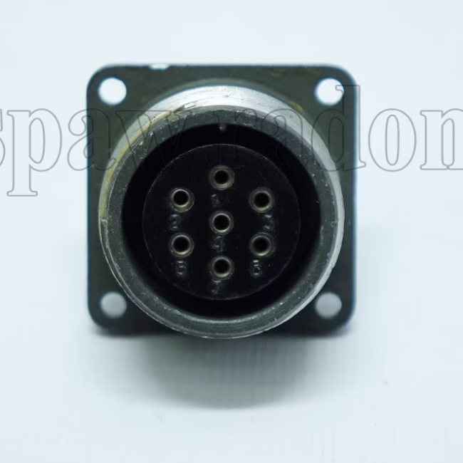 Gniazdo sterowania (żeńskie na urządzenie) 7pol SzR kpl. (NV4725) - zdjecie numer 1