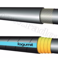 Wąż do wody przemysłowej i sprężonego powietrza (guma czarna) FAGUMIT AQUAR PRO (typ-1 /klasa C) - zdjecie numer 1