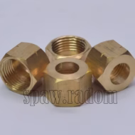 Nakrętka do końcówki wylotowej fi 8 na gwint 3/8" LH lewy gwint (IM0129) - zdjecie numer 1