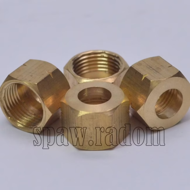 Nakrętka do końcówki wylotowej fi 8 na gwint 3/8" LH lewy gwint (IM0129) - zdjecie numer 1