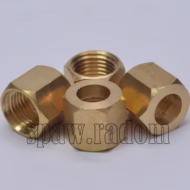 Nakrętka do końcówki wylotowej fi 6,3 na gwint 1/4" RH prawy gwint (IM0128) - zdjecie numer 1