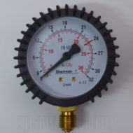 Manometr CO2/Argon roboczy 32l/min gwint 1/4" 63mm (IMPORT) (IM0483) - zdjecie numer 1