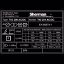 200A TIG 201AC/DC SHERMAN (TEC0102) + zestawy - zdjecie numer 8