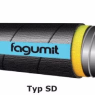 Wąż do pary 165°C (guma czarna) + ssawno tłoczny SD FAGUMIT VAPOR 165 - zdjecie numer 1