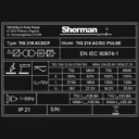 200A TIG 210AC/DC PULSE SHERMAN (TEC5499) + zestawy - zdjecie numer 8