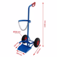 Wózek na 1 butlę gazową (IM2115) (cena z transportem) - zdjecie numer 2