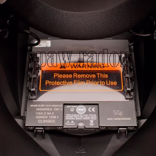 Przyłbica automatyczna Sherman-profi V4 100x65mm 4-13DIN (TEC1437) - zdjecie numer 4