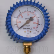 Manometr tlenowy roboczy 16bar gwint 1/4" 63mm (IMPORT) (IM0473) - zdjecie numer 1