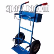 Wózek na 2 butle gazowe (IM2114) cena z transportem - zdjecie numer 1