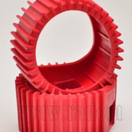Osłona gumowa czerwona manometru fi 63 (IM8091) - zdjecie numer 1