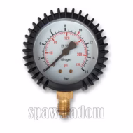 Manometr azot ciśnieniowy 315bar gwint M12x1,5 63mm (PERUN) (TEC2233) - zdjecie numer 1