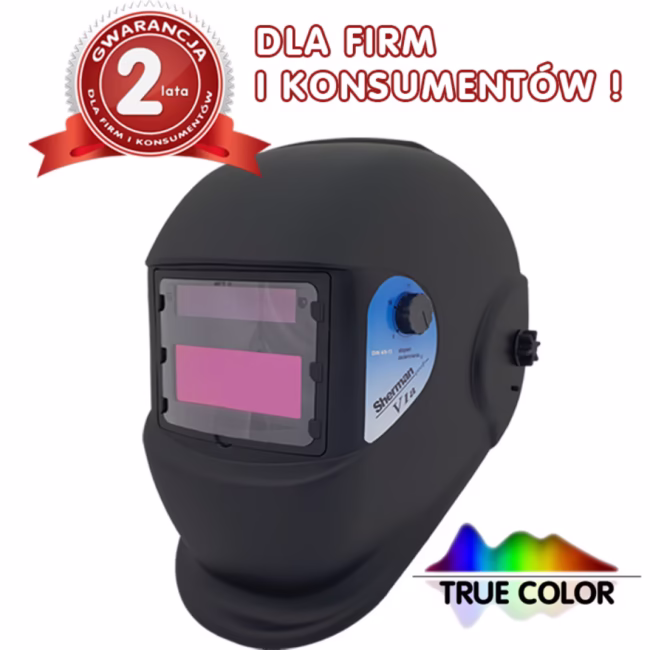 Przyłbica automatyczna Sherman-profi V1a 95x36mm 9-13DIN (IM0560) - zdjecie numer 7