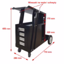 Wózek spawalniczy MIG z szufladami (TEC6482) - zdjecie numer 5